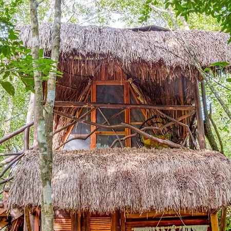 Madre Tierra Eco Habitat Guest House Puerto Morelos Exterior photo
