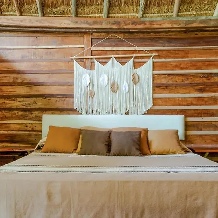 Madre Tierra Eco Habitat Guest House Puerto Morelos Exterior photo