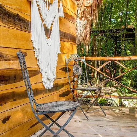 Madre Tierra Eco Habitat Guest House Puerto Morelos Exterior photo