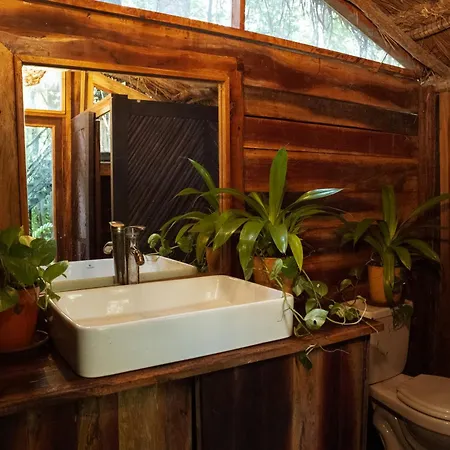 Madre Tierra Eco Habitat Guest House Puerto Morelos Exterior photo