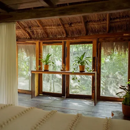 Madre Tierra Eco Habitat Guest House Puerto Morelos Exterior photo